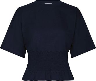 Neo Noir Donna, Top, Blu, S, new
