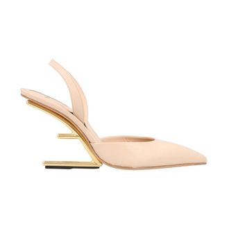 Fendi Dames, Schoenen, Beige, Maat: 41 EU