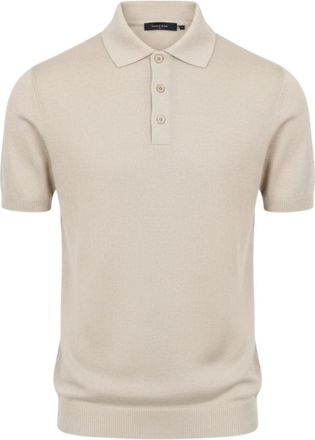Paolo Pecora Tops, Heren, Beige, L, Katoen, Polo Shirt