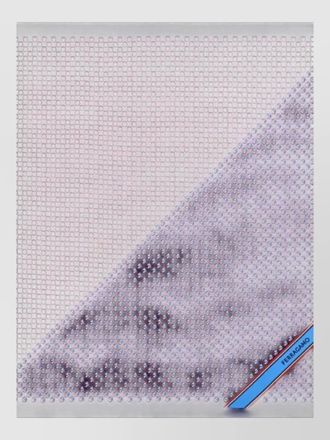 Ferragamo silk pocket square in lightweight fabric