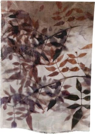 Faliero Sarti Dafne Stole - Dames - Zijden sjaals - Bruin - ONE Size - Polyester - Accessoires