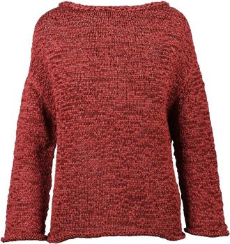 Alpha Studio Red Polyester Polyamide Braided Ribbon Knitwear