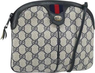 Gucci Pre-owned Plastic Cross Body Tas - Dames - Vintage Schoudertas - Blauw - ONE Size - Vintage