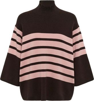 Inwear Tilda IW Highneck - Knitwear - Mujer - Marr&oacute;n - XL