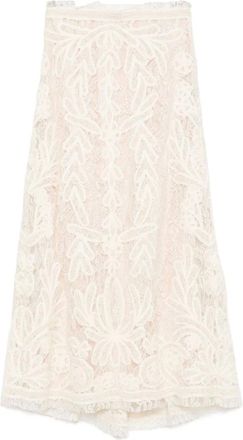 P.A.R.O.S.H. Falda Maxi Nixie - Skirts - Mujer - Beige - XS
