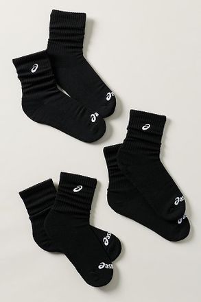 Asics Sporty Crew Socks, Set of 3