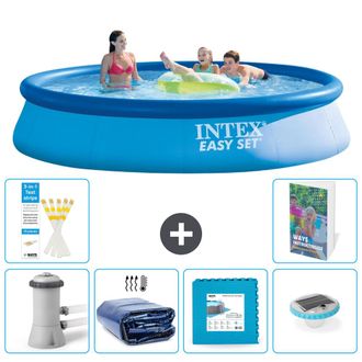 Intex Piscina Easy Set Redonda - 396x84 Cm - 7-piezas S326