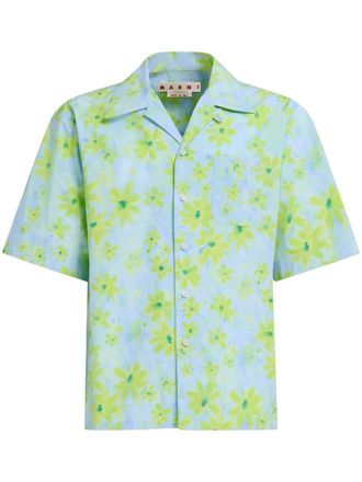 Marni Camicia a fiori - Blu