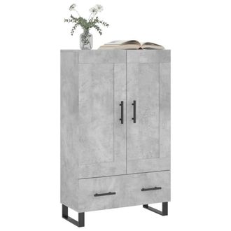 Berkfield Home Highboard Concrete Grey 69.5x31x115 cm Engineered Wood