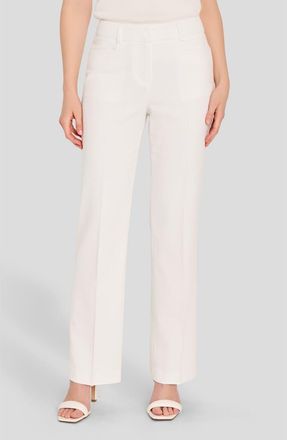 Tahari by ASL Stretch Flare Pants in Ivory at Nordstrom, Size 14P