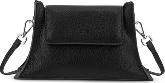 Behno Mini Winnie Pebble Leather Crossbody Bag in Black at Nordstrom