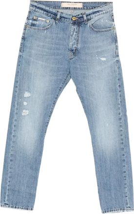 Yes London Jeans con effetto vissuto - Blu
