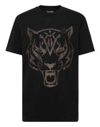 Plein Sport T-Shirt Ronde Hals Tiger