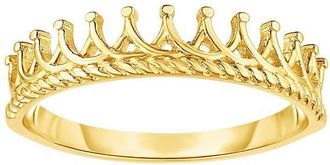 Tresorra 14K Yellow Gold Crown Ring