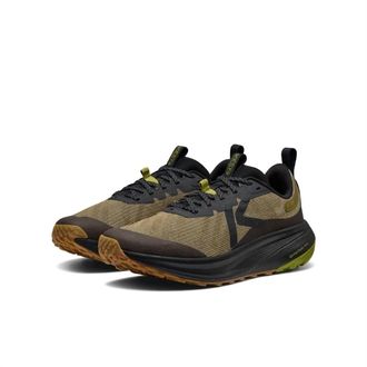 Keen Mens Roam Trail Running Shoe In Dark Olive/golden Cypress