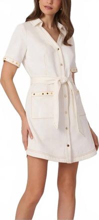 Shoshanna Laurie Dress In Ivory
