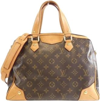 Louis Vuitton Pre-owned Handbags, female, Brown, Size: ONE SIZE Pre-owned Canvas Handbag