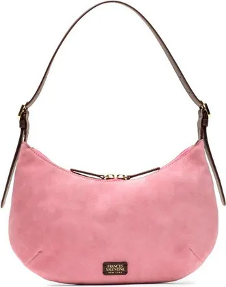 Frances Valentine Starr Suede Hobo Bag in Pink at Nordstrom