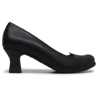 FLY London BAZE086FLY Idra Leather Womens Heels Shoes - Black - Size:UK 8