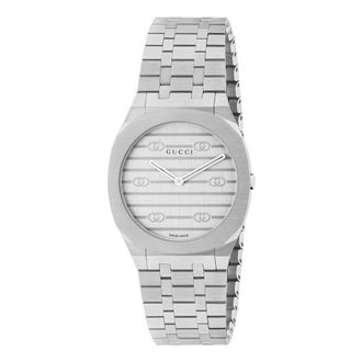 Gucci Accessoires, Dames, Grijs, ONE Size, 25H Horloge