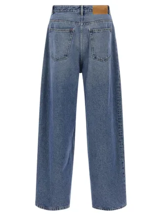 Maison Margiela Wide-Leg Cotton Denim Jeans - indigo