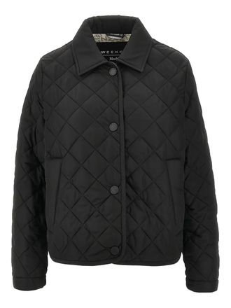 Max Mara quilted puffer jacket - Black