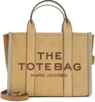 Marc Jacobs Beige The Suede Medium Tote