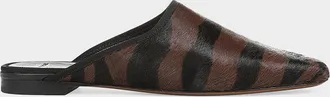 Vince Dakota Zebra Calf Hair Mules