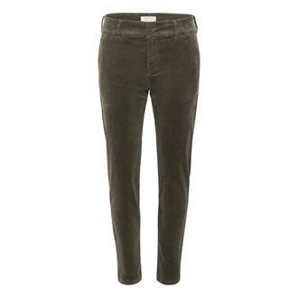 Part Two Soffysa Broek - Dames - Broeken - Groen - Maat: XS Corduroy