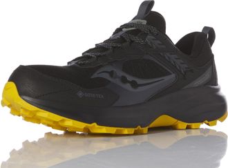 Saucony Mens Excursion TR17 GTX Trail Running Shoe, Black/Oak, 11