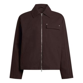 adidas Workwear Canvas Jacket Asia Sizing Aurora Coffee KG6453