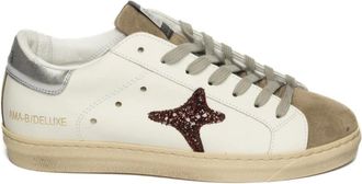 Ama brand Schoenen, Dames, Wit, 36 EU, Katoen, SNK Deluxe Sneaker