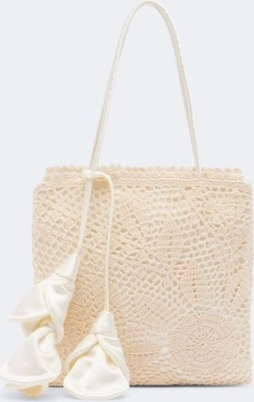 Magda Butrym Bolso Julia de croch&eacute; de algod&oacute;n y seda