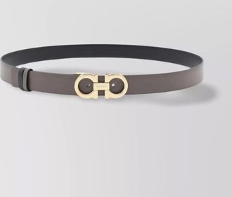 Ferragamo belt adjustable fit gold-tone buckle