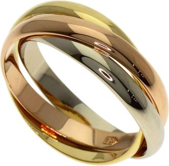Cartier Trinity Yellow Gold (18K) Pink Gold (18K) White Gold (18K) Band Ring (Pre-Owned)