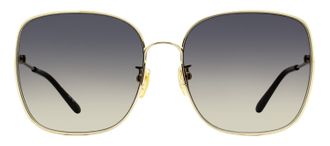 Chlo&eacute; CH0170SA Square Metal Frame Sunglasses - Gold
