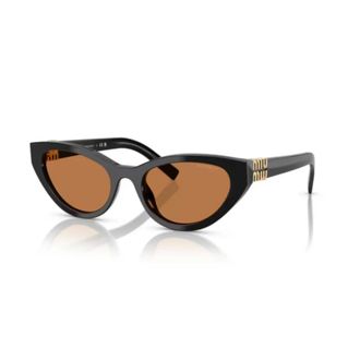 Miu Miu Sunglasses, unisex, Black, Size: ONE SIZE Stylish A04S Fashion Accessory