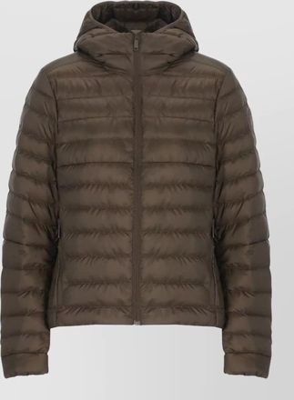 Canada Goose quilted down jacket hood high neck