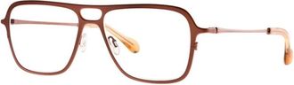 Theo Optical Frame - unisex - Brillen - Bruin - 58 MM - Accessoires