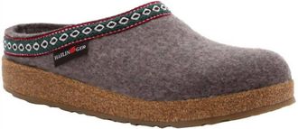 Haflinger Womens Gz14 Grizzly Clog In Grey