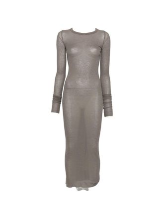 Rick Owens Ribbed Midi Dress