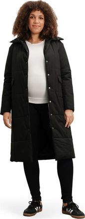 Nom Maternity The Puffer Before & After Maternity Coat in Black at Nordstrom, Size Medium