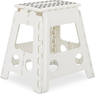 OEM Taburete Plegable, Pl&aacute;stico, Altura 39,5 Cm, Capacidad De Carga 120 Kg, Ba&ntilde;o, Camping