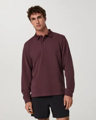 Vuori Clothing Long Sleeve Cypress Rugby | Boysenberry | Medium