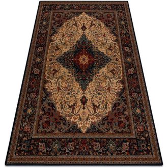 RugsX Rugsx - Alfombra De Lana Superior Piena Color Roset&oacute;n Rub&iacute; Red 170x235 Cm