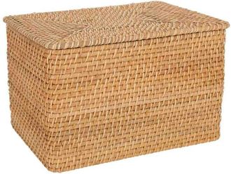 Wanderlust Deco Cesta De Rat&aacute;n Marr&oacute;n 40x30xh25