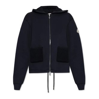 Moncler Dames, Sweatshirts & Hoodies, Blauw, Maat: XS