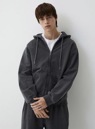 Djab Mens Faded zip-up hoodie Imported from Seoul
