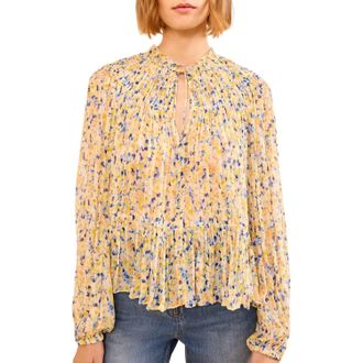 Ulla Johnson Leandra Silk Blouse In Daffodil