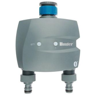 Hunter Programador De Riego Bluetooth Hunter Btt 201 Mantenga Incluso Las Areas Mas Pequenas Adecuadamente Regadas Con Btt Un Programador De Grifo Bluetooth 